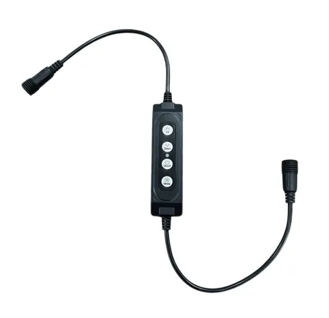 12-24V Button Dimmer Switch with Multi-Color Modes, PWM Dimming for LED Lights – Crystal Style