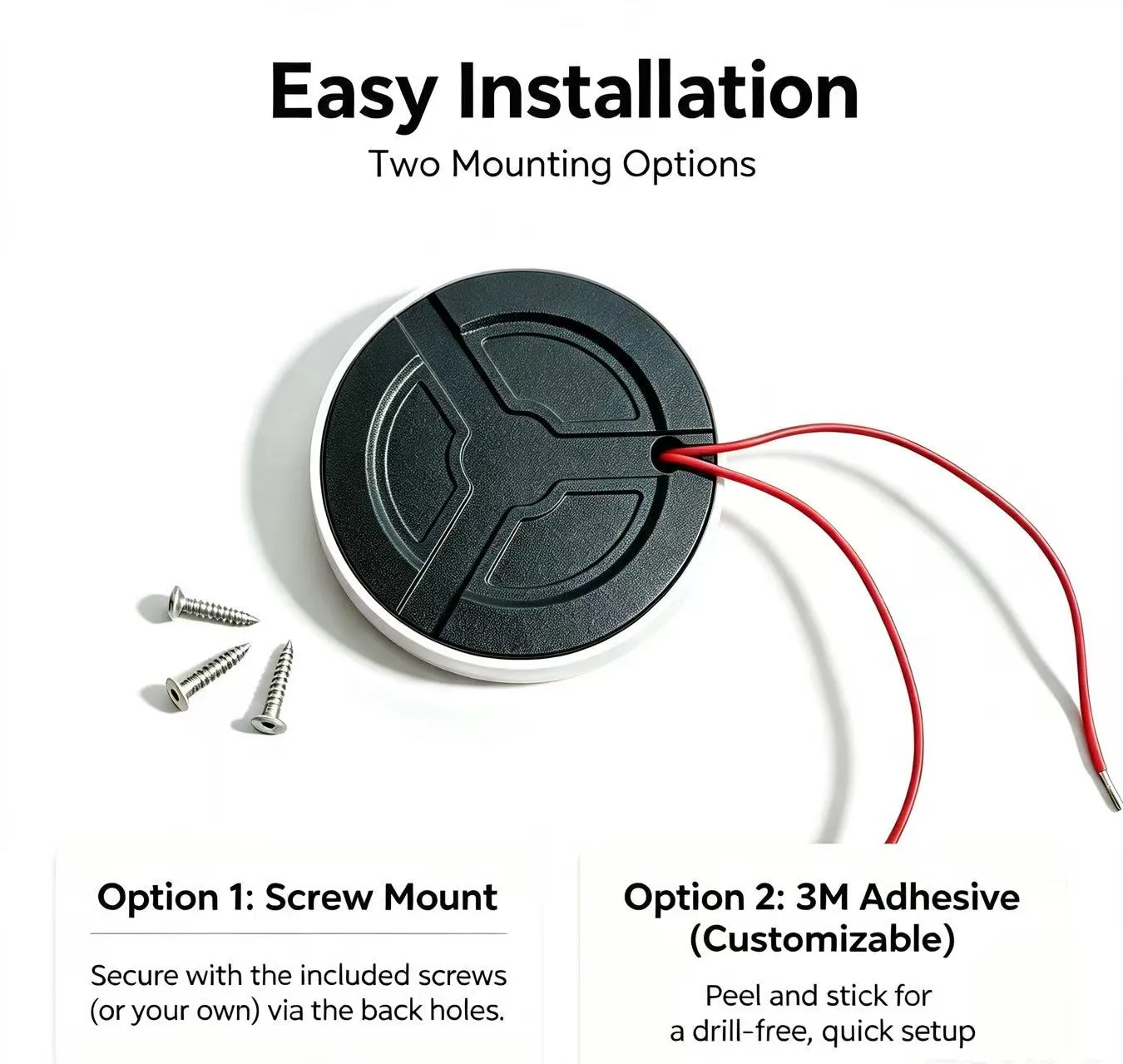 12V RV Interior LED Ceiling Light, 76mm Round Dome Light, IP67 Waterproof, SMD2835, with Customizable Colors & OEM Logo