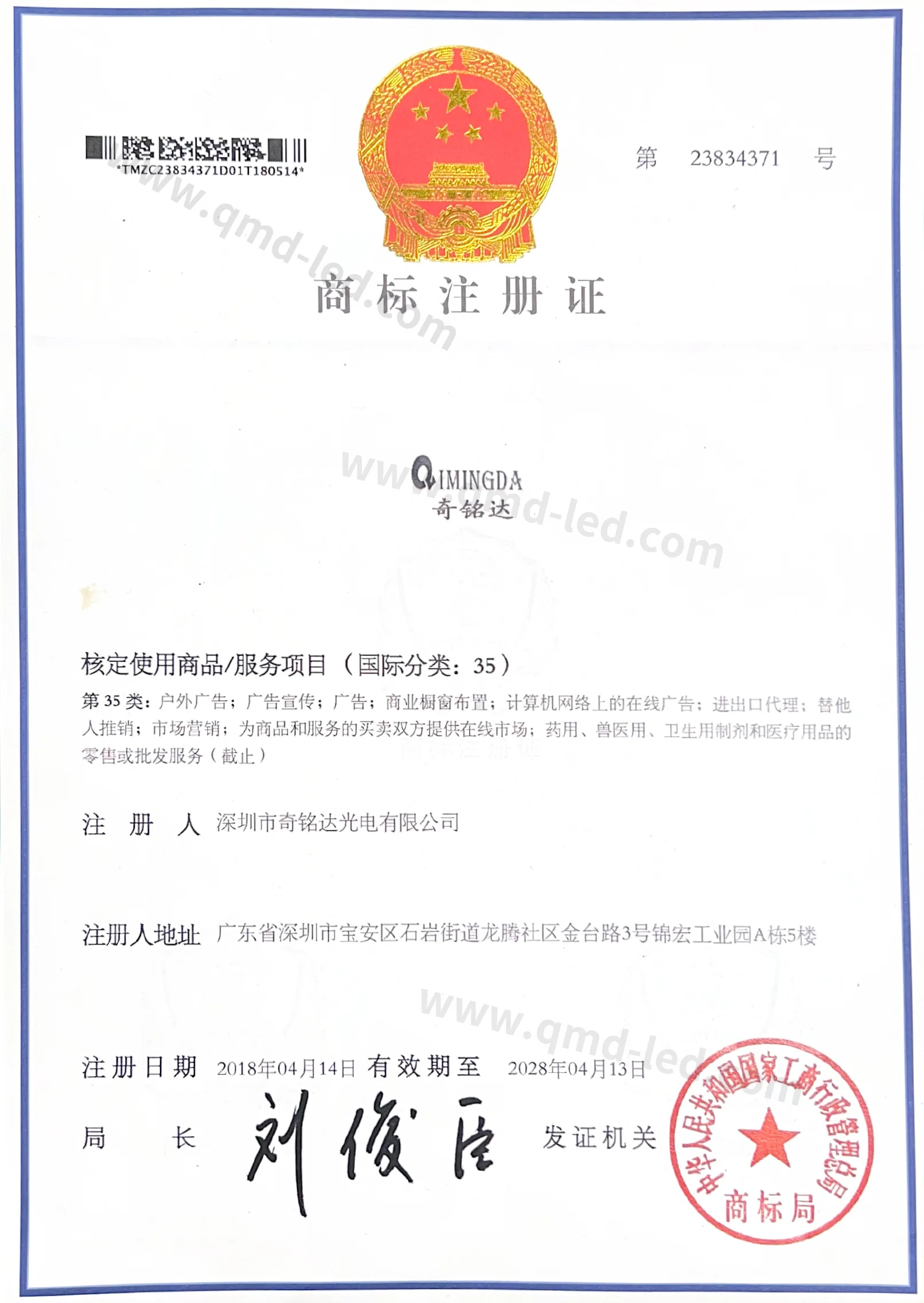 Our Certificates